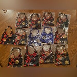 Lot of 13 small Chinese oriental purses